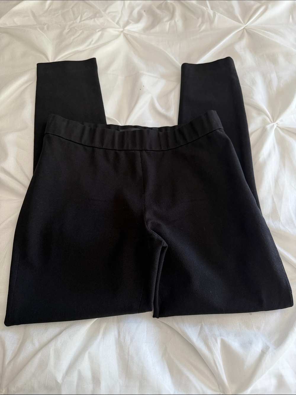 Theory Black Stretch Ponte Pants size 0 - Picture 3 of 8